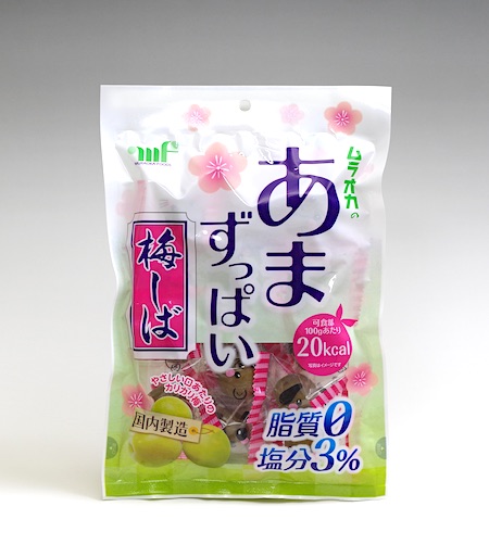 あまずっぱい梅しば (180g) 無着色／個包装｜村岡食品